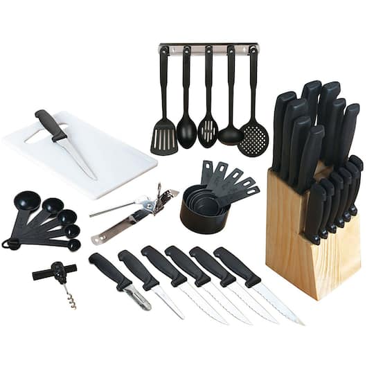 Total Kitchen 41-Piece Combo Knife Set Total Kitchen 41-Piece Combo Knife Set